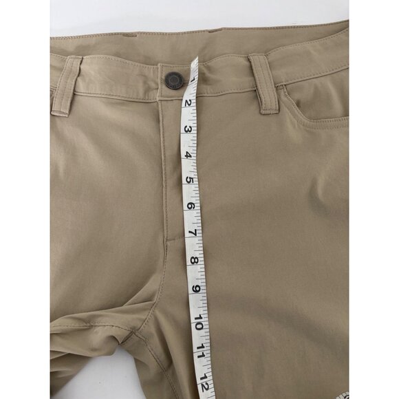 Eddie Bauer Pants 14 Khaki Performance Hiking Quick Dry Mesh Gorpcore Athleisure - Picture 7 of 13